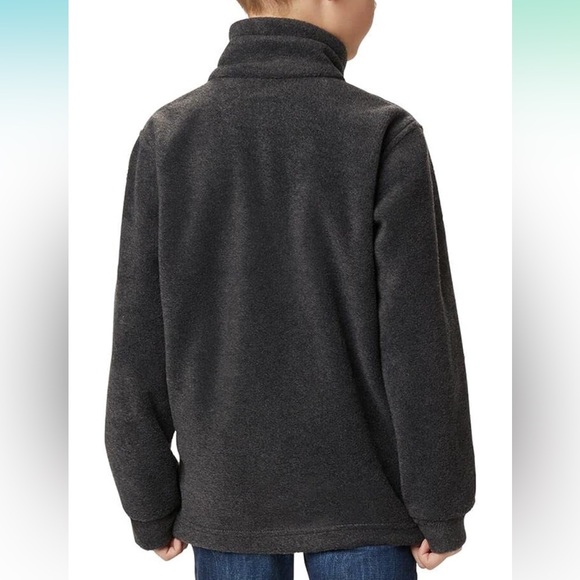 Columbia Toddler Boys Steens Mt II Fleece, Charcoal Heather, 4T - Picture 2 of 6